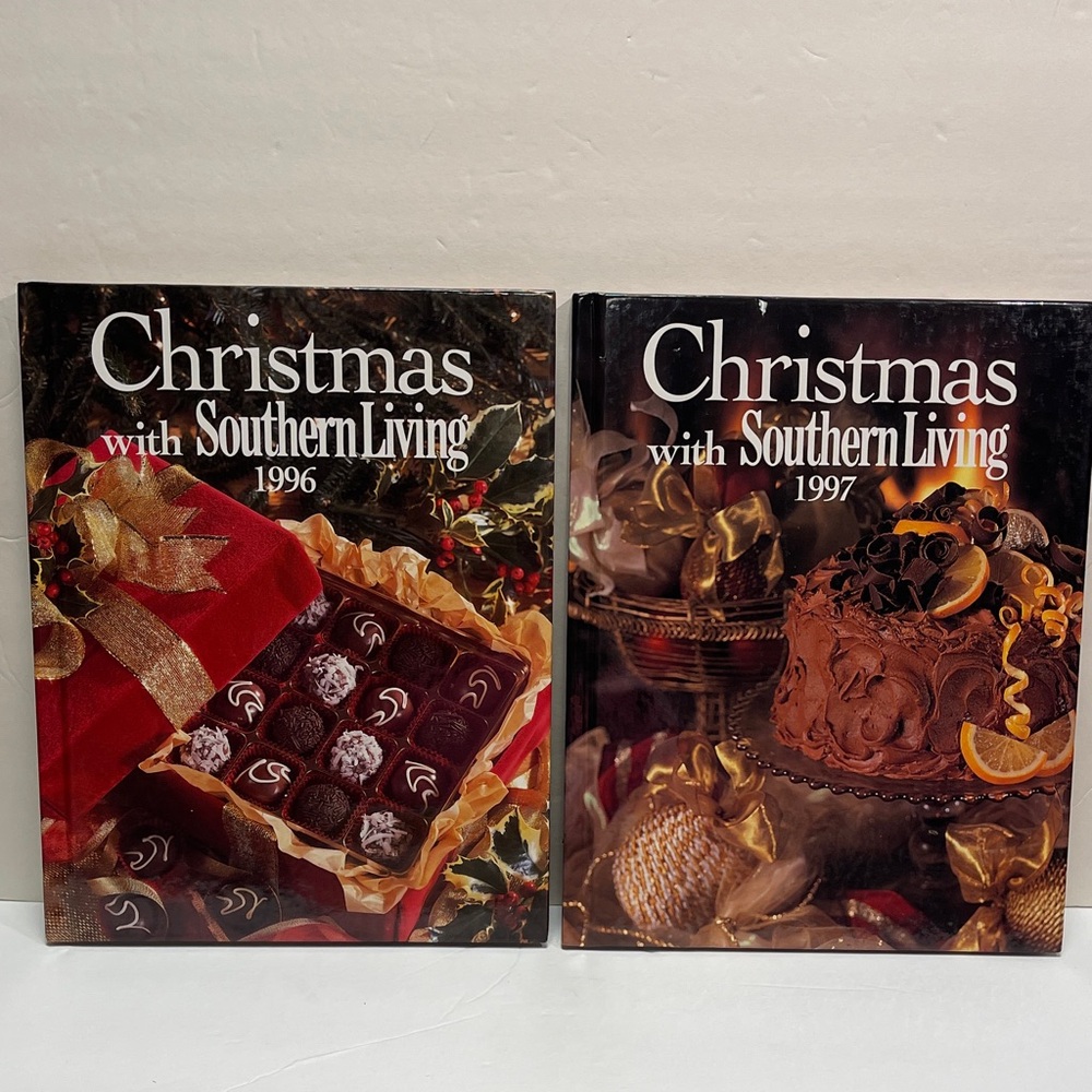 Christmas with Southern Living 1996 & 1997 Books
